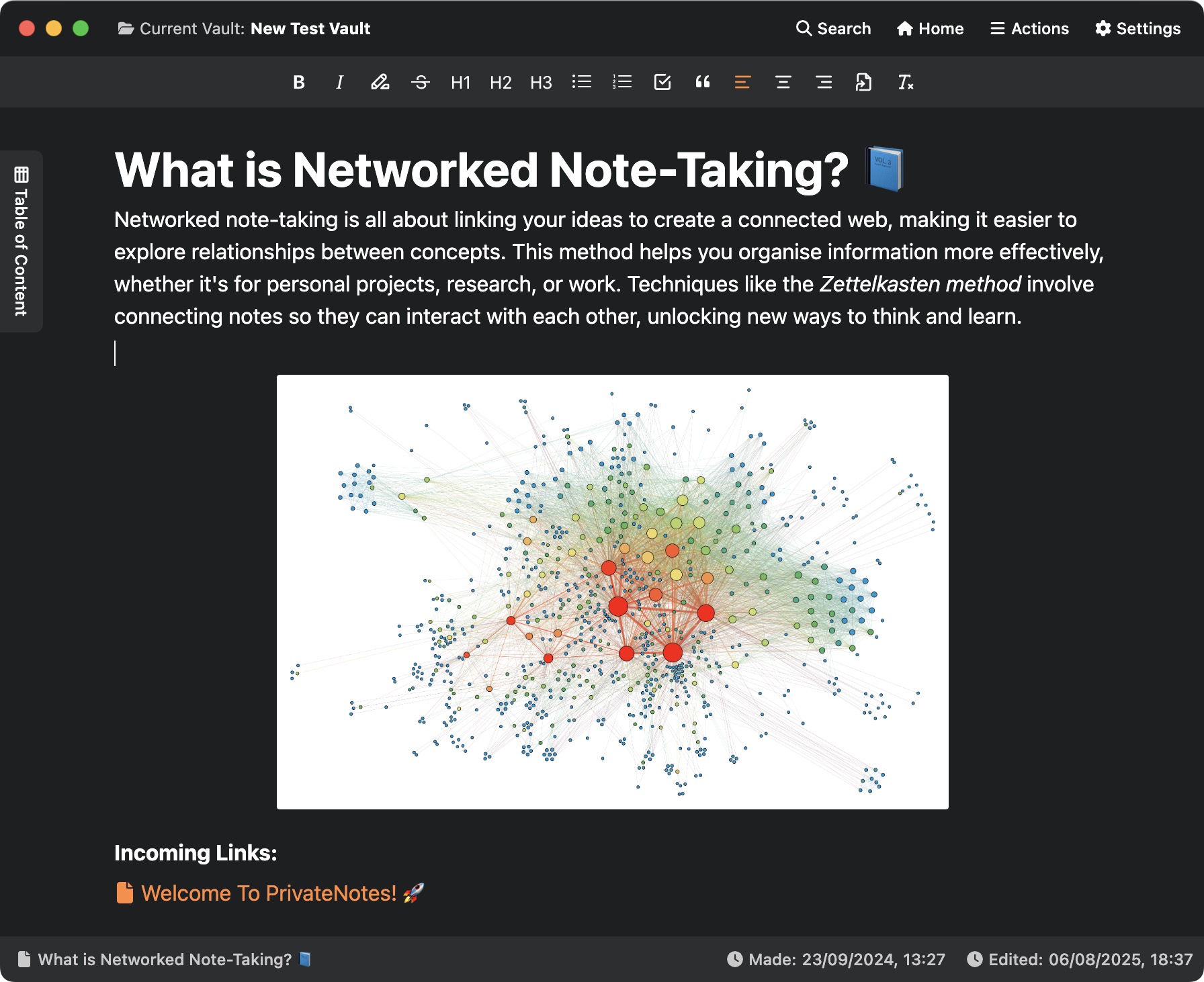 header image: privatenotes screenshot